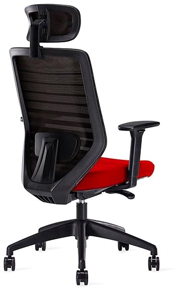 Office Chair Setulo Kuma with headrest red ...