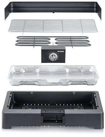 Electric Grill SEVERIN PG 8560 Features/technology