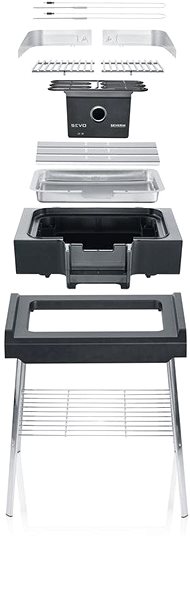 Electric Grill SEVERIN PG 8119 SEVO GS Features/technology
