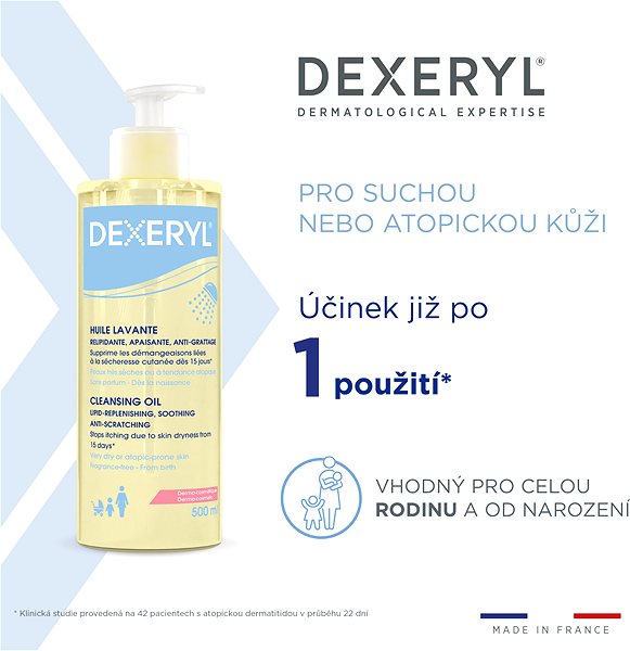 Sprchový olej DEXERYL - Sprchový olej, 500 ml ...