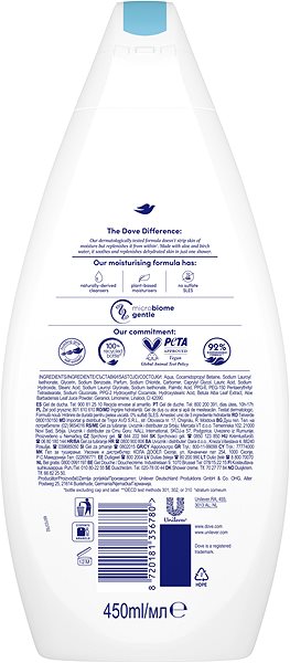 Sprchový gél DOVE Hydrating Care sprchový gél 450 ml ...