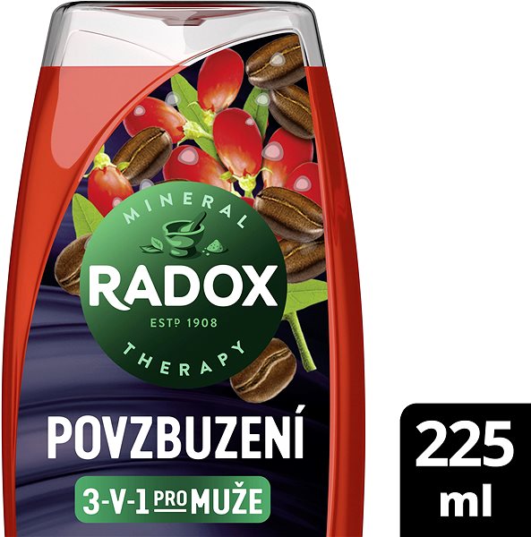 Sprchový gél RADOX Povzbudenie sprchový gél pre mužov 225 ml ...