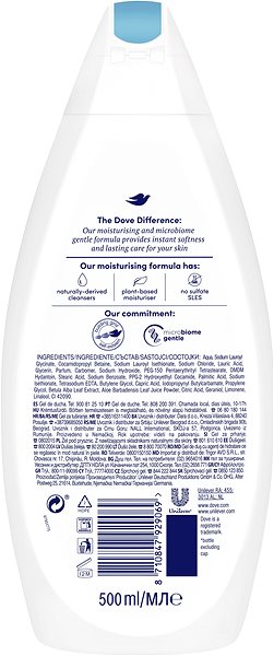 Sprchový gel DOVE Hydrating care sprchový gel s aloe a břízovou vodou  500 ml ...