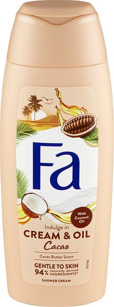 Sprchový gél FA Sprchovací gél, Cream & Oil Cacao Butter, 250 ml ...