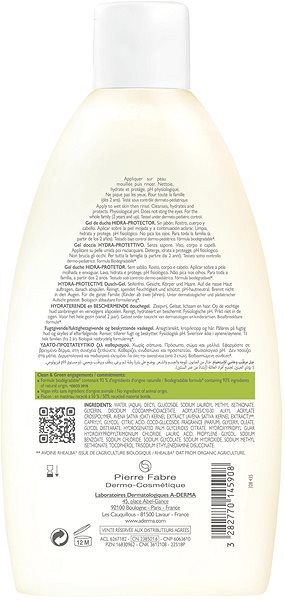 Tusfürdő A-DERMA hidratáló tusfürdő érzékeny bőrre 500 ml ...