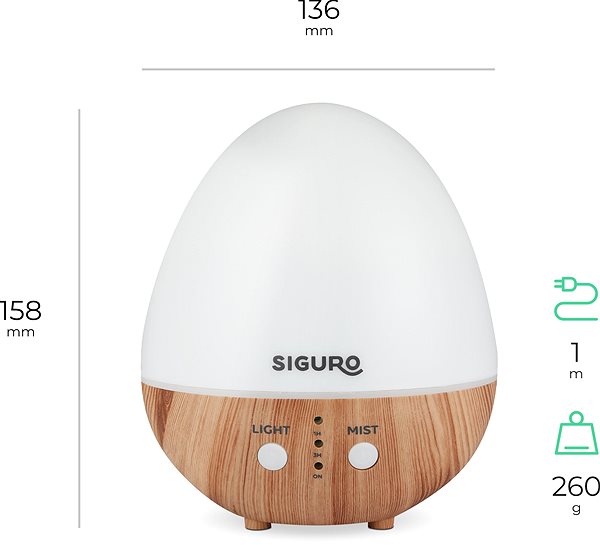 Aroma Diffuser  Siguro AD-D400LW Glanville Fritillary ...