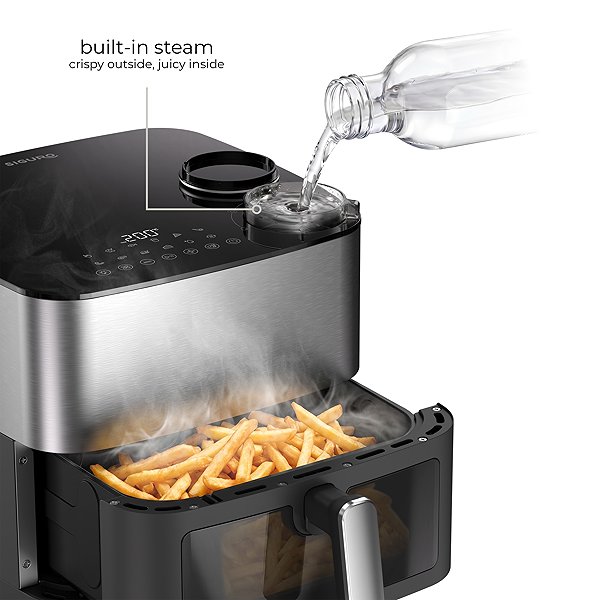 Teplovzdušná fritéza Siguro AF-T800SU Air Fry Steam Pro ...
