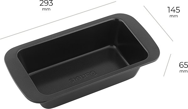 Baking Mould Siguro Bread mould Baker, 23 x 12 cm ...