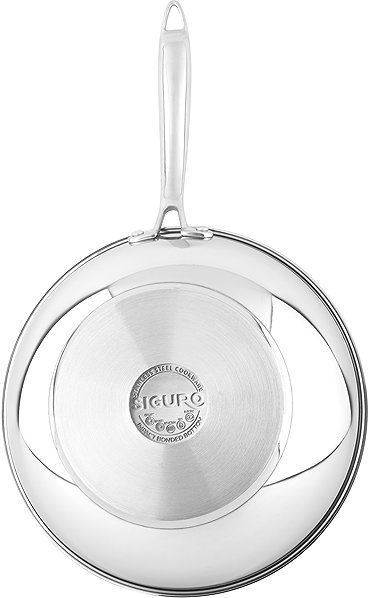 Wok Pan Siguro Wok Pure Delight, diameter 28 cm, with lid, steel, ILAG® ...