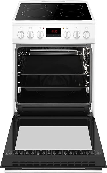 Stove Siguro SO-S350 Glass-Ceramic Stove White ...