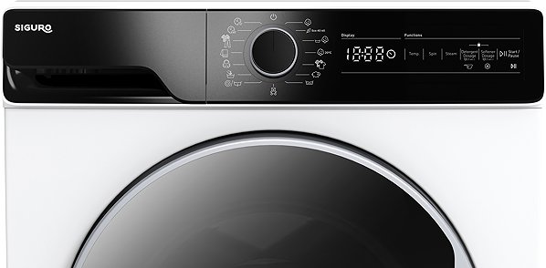 Steam Washing Machine Siguro WM-F911W Steam Pro Features/technology