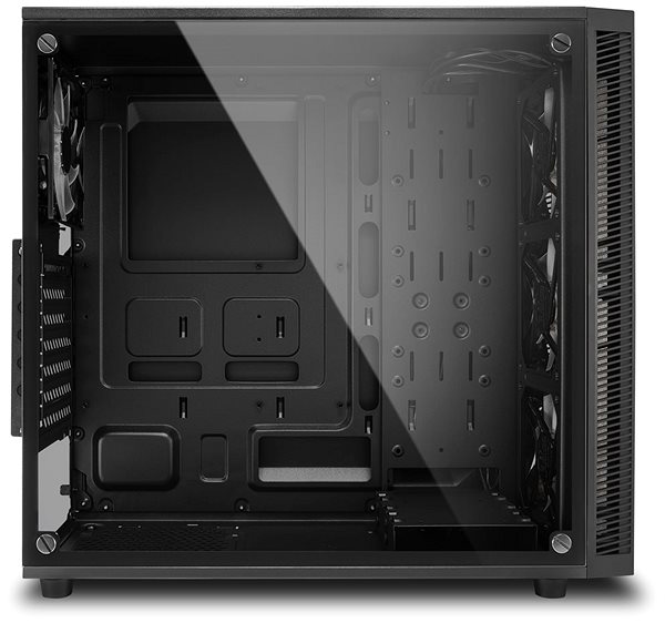 PC skrinka Sharkoon TG4 RGB Bočný pohľad