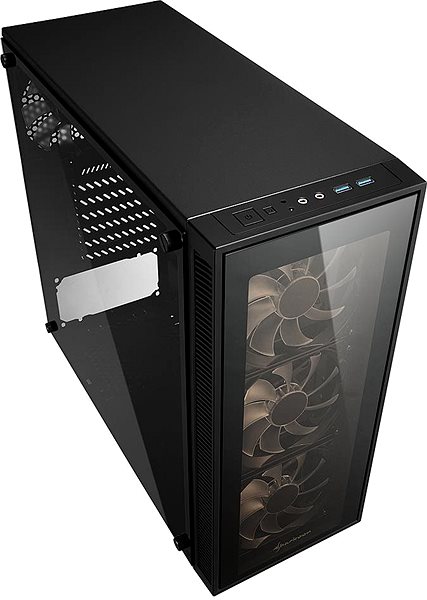 PC Case Sharkoon TG4, Blue Connectivity (ports)