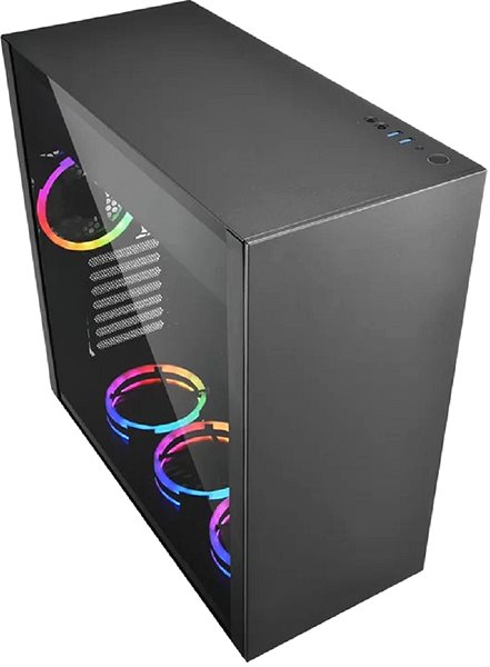 PC skrinka Sharkoon PURE STEEL RGB Screen