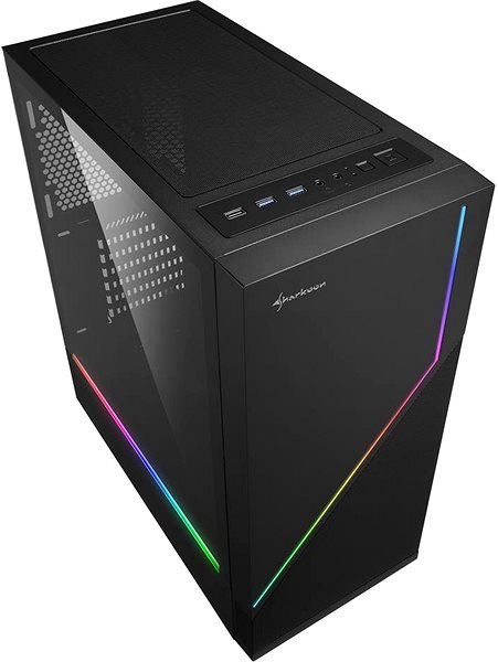 PC Case Sharkoon RGB FLOW Connectivity (ports)