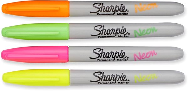 Marker SHARPIE Neon 1,4 mm, 4 színű Képernyő