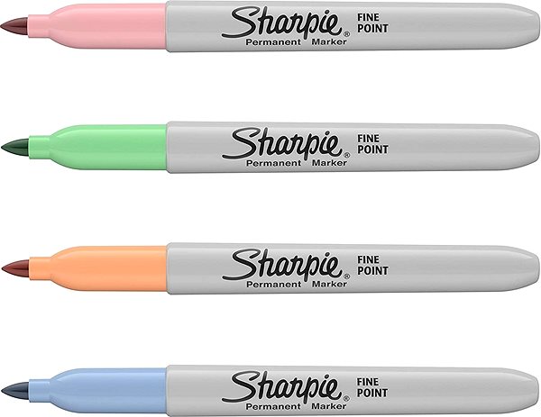 Popisovač SHARPIE Fine, 12 pastelových farieb Vlastnosti/technológia