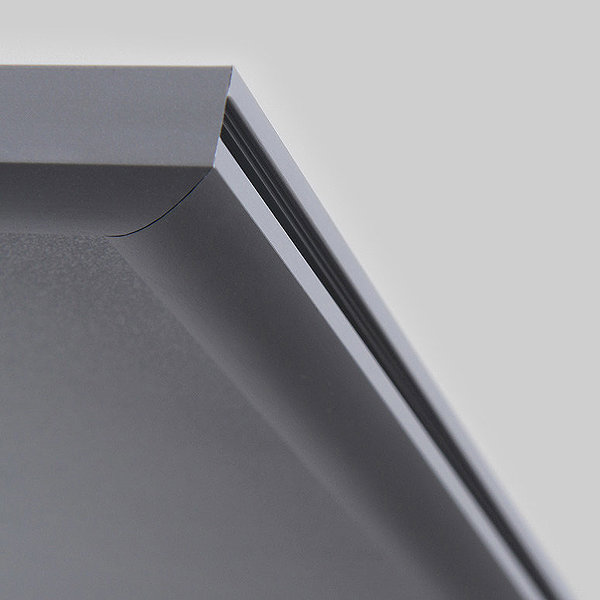 Photo Frame Showdown Displays Double-sided retractable leaflet panel A4, Infotopper ...