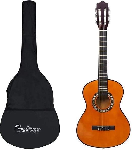Classical Guitar SHUMEE 1/2 Set Classical Guitar for Beginners Package content