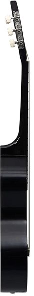 Classical Guitar SHUMEE 1/2 Classical Guitar for Beginners and Children Lateral view