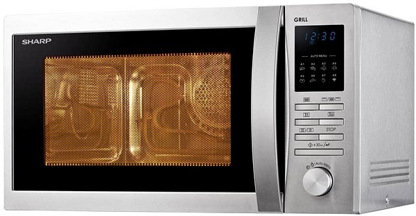 Microwave SHARP R 722STWE Lateral view