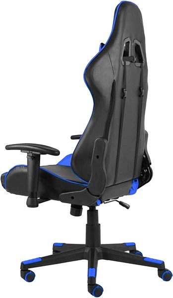 Herná stolička SHUMEE Otočná herná stolička modrá PVC, 20490 ...