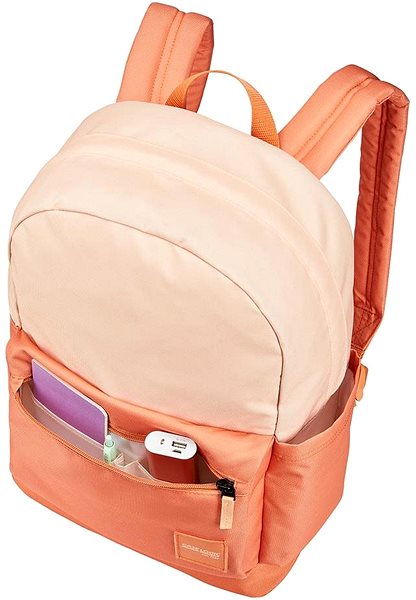 School backpack Case Logic Commence backpack made of recycled material 24 l, coral .