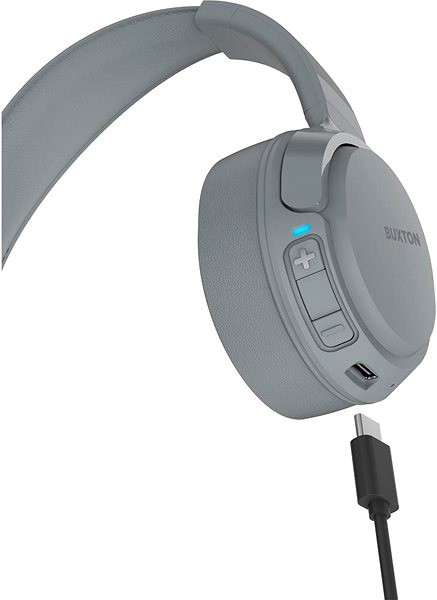 Vezeték nélküli fül-/fejhallgató Buxton BHP 7300 szürke ...