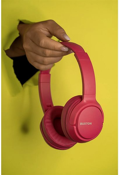 Vezeték nélküli fül-/fejhallgató Buxton BHP 7300 rózsaszín ...