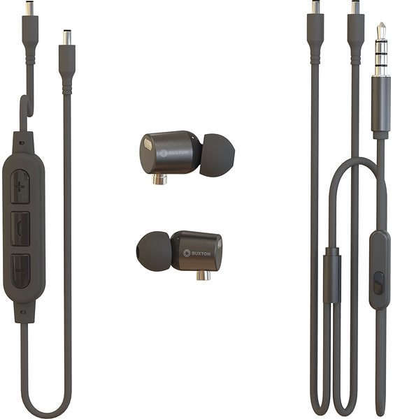 Wireless Headphones Buxton REI-BT 100 BLACK Package content