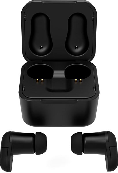 Wireless Headphones Buxton REI-TW 100 MK2 BLACK Lateral view