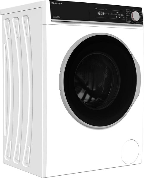 Washing Mashine SHARP ES NFH714AWC Lateral view