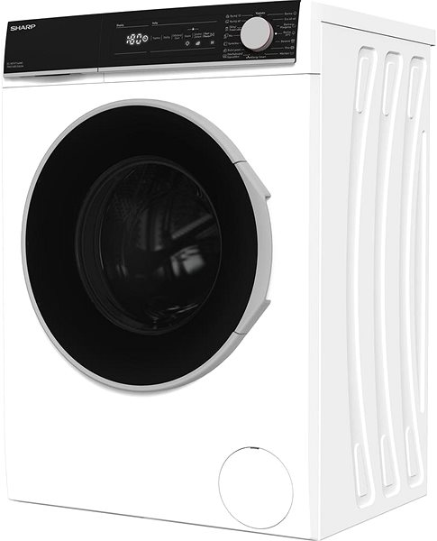 Washing Mashine SHARP ES NFH714AWC Lateral view