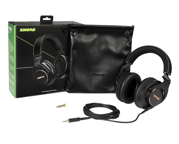 Shure SRH840A-EFS Headphones Package Contents