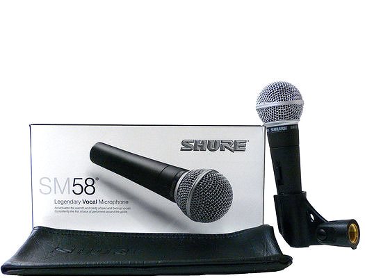 Microphone Shure SM58-LCE Packaging/box