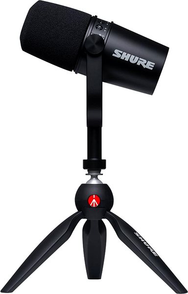 Microphone SHURE MV7 PODCAST KIT Lateral view