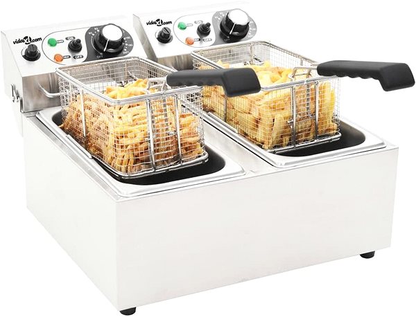 Deep Fryer SHUMEE Double Electric Fryer 12l Lifestyle