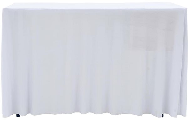 Ubrus Shumee Rautové sukně s řasením 2 ks bílé 183 × 76 × 74 cm ...