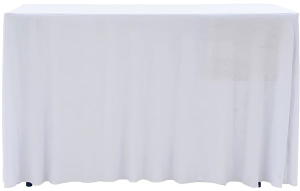 Ubrus Shumee Rautové sukně s řasením 2 ks bílé 243 × 76 × 74 cm ...