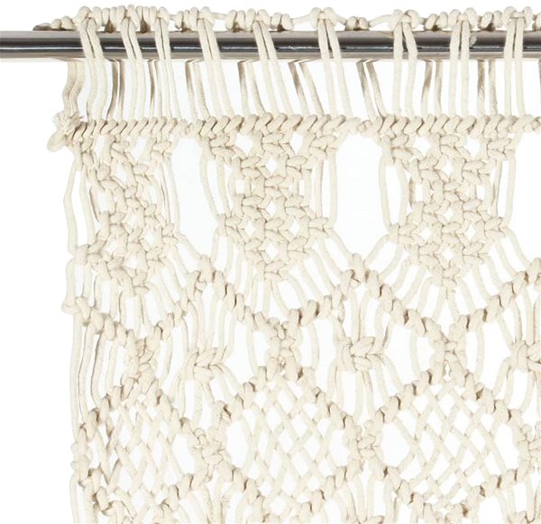 Záves Shumee Macramé 140 × 240 cm bavlna ...