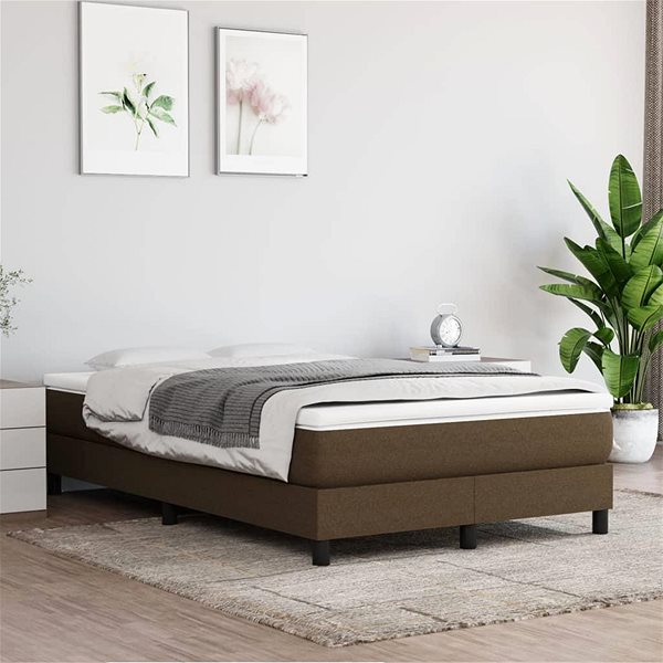 Matrace Shumee Taštičková matrace, textil, tmavě hnědá, 120 × 200 × 20 cm ...