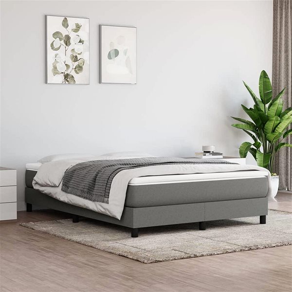 Matrace Shumee Taštičková matrace, textil, tmavě šedá, 140 × 200 × 20 cm ...