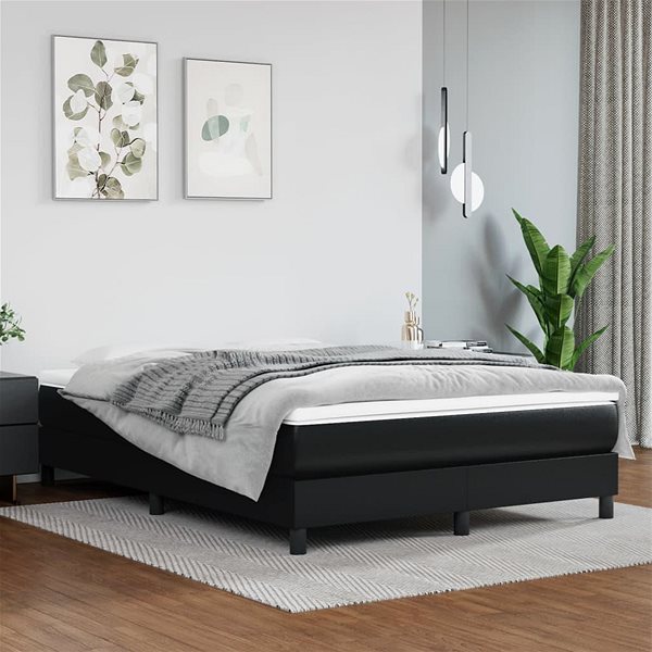 Matrace Shumee Taštičková matrace, umělá kůže, černá, 140 × 200 × 20 cm ...