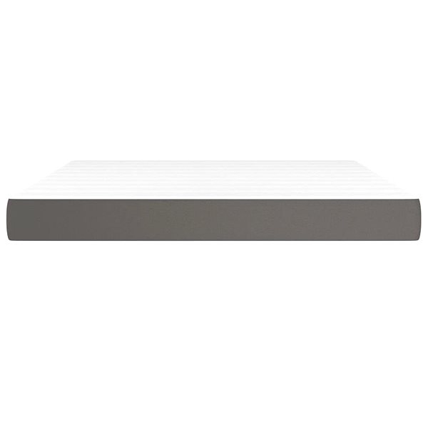 Mattress Shumee Bag mattress, faux leather, grey, 160 × 200 × 20 cm ...