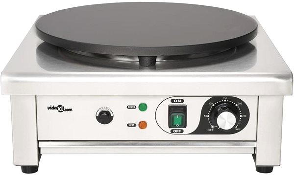 SHUMEE Crepe maker with pull-out drawer 40 cm 3000 W.