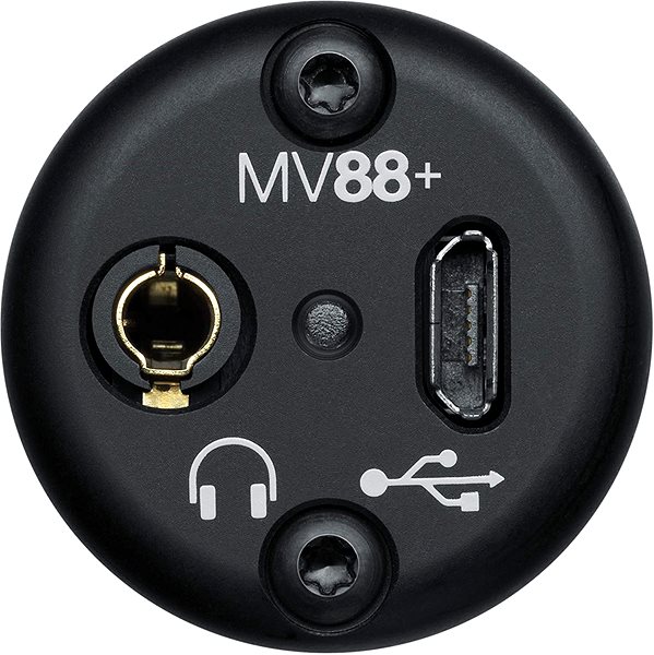 Mikrofon Shure MV88+ DIG VIDEO KIT Csatlakozási lehetőségek (portok)