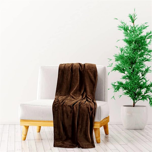 Deka Shumee Deka kakaově hnědá 200 × 240 cm polyester ...