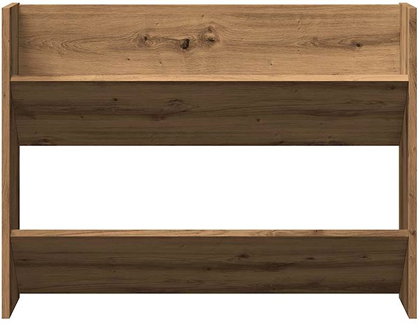 Shoe Rack Shumee Wall mounted shoe rack 80 × 18 × 60 cm artisan oak ...