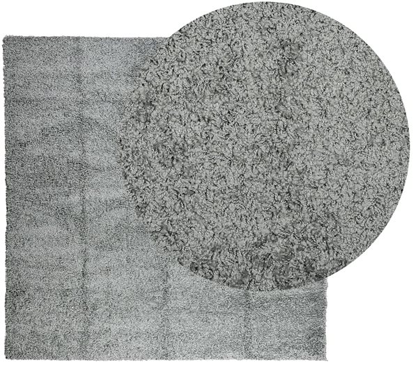 Shumee PAMPLONA high-pile carpet modern green 200×200cm .