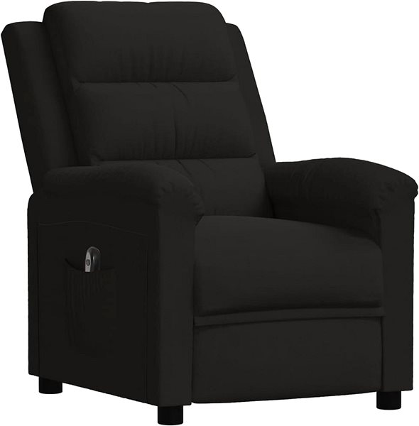 Křeslo SHUMEE relaxační křeslo, samet, tmavě šedé, 341002 ...